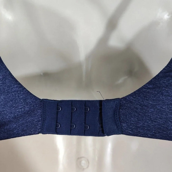 Victorias Secret Perfect Shape Bra Women Size 32DD Heather Blue Underwire Padded - Picture 4 of 7